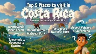 Top 5 Places to Visit in Costa Rica 🇨🇷 | #costaricawildlife #costarica