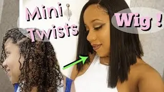 How I Fit My Mini Twists Under My Wigs !