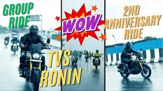 Tvs Ronin 225 2nd Anniversary Ride | Mira Road to Belapur #tvsronin225 #tvsronin #RoninGroupRide
