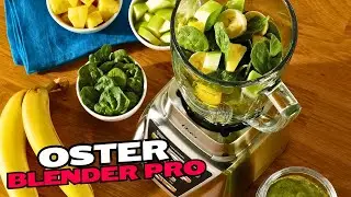 Oster Blender | Pro 1200 with Glass Jar, 24-Ounce Smoothie Cup, Brushed Nickel | Oster Blender
