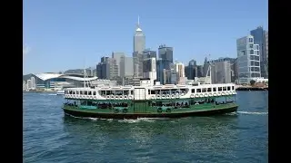 A Short Journey From Wanchai To Tsimshatsui By Hong Kong Star Ferry In Hong Kong