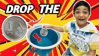 Drop The Coin Game 😍| Fun water Challenge @YugKumbharVlogs 