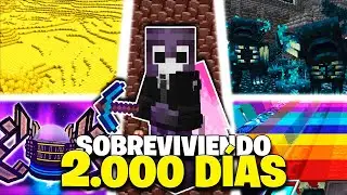 SOBREVIVÍ 2.000 DÍAS en MINECRAFT SUPERVIVENCIA no HARDCORE (PELÍCULA 2)