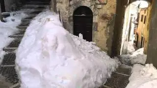 Cervara di Roma - Sotto un Metro di Neve
