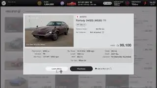 Used Car CatchNissan 240z Customization Gran Turismo 7 PS4