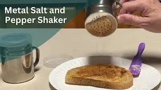 Metal Salt and Pepper Shaker Review | Simple Stainless Steel Spice Dredge for Cooking