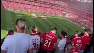Arrepiante... a começar o jogo do título 38, BENFICA CAMPEÃO 2023, em 27/05/2023