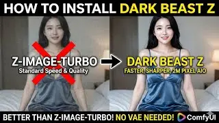 How to install Dark Beast Z on ComfyUI - Faster & Better than Z-Image-Turbo