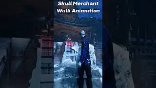 Skull Merchant Walk Animation