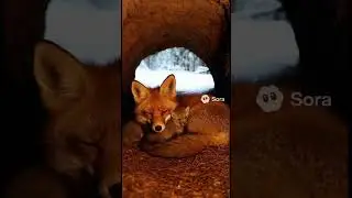 #redfox #foxcubs #wildlife #naturevideo #forestlife #cuteanimals #naturelovers #relaxingnature