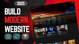 How To Build  Modern Responsive Website Using ReactJS & TailwindCSS |Netflix Clone |Frontend Project