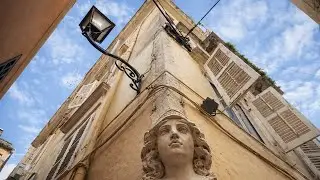 Corfu Old Town Walk 🇬🇷 Venetian Architecture  ASMR No Talking 4K Relaxing Street Sounds