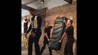 Wire Work Doing Stunts