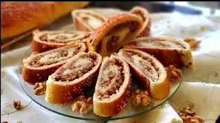 Walnut Roll Bread /Orange Sweet Bread Recipe /Sweet Bread - By Ani