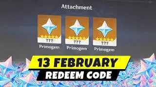 New Redemption Code 13 February | Genshin Impact 6.4 Version Luna V