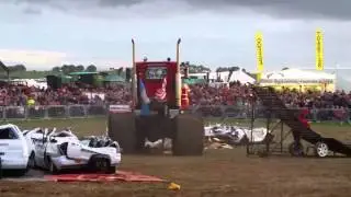 Big Pete exploding caravan crush