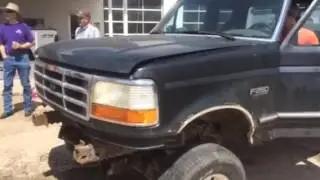 Car Show - Trying to Start the Blown Ford