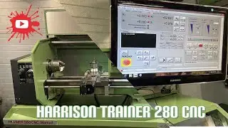 Harrison Trainer 280 CNC Mach 3 Lathe Drehmaschine Svarv