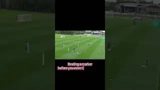 Marcelo Bielsa Training | Pass + air reception + finish | Leeds United | Goalscoring exercise