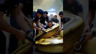Police & Giant Python Story # police