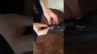How to tie a Ranger Style Hat Band