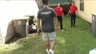 Military veteran gets free home repairs