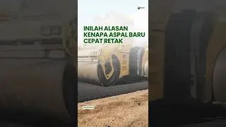 Kenapa Aspal Baru Cepat Retak?  Ini Alasan dan Penjelasanya #aspal #aspalrusak #bitumen #civil