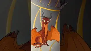 Queen Scarlet and Tourmaline | Wings of Fire #short #wingsoffire #art #wingsoffireanimation 