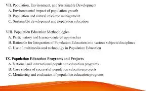 Population Education