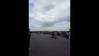 Thunderbird fly-by with roll and Rapid climb