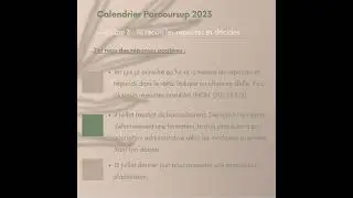 2- Calendrier Parcoursup 2023