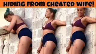 He got Caught Cheating... and the Mistress hides on Balcony Wall!