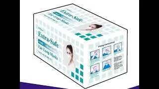 disposable medical face mask packaging box  surgical mask box/face mask DIY