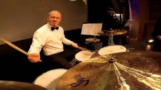 Corey Foster Swinging behind Gregg Garrett and the Shanghai Woolies