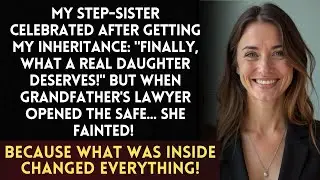 Step-Sister Takes My Inheritance, But Grandfather's Safe Had a Different Will!