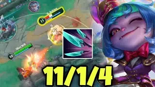 WILD RIFT ADC // THIS TRISTANA STLL STORENG WITH THIS BUILD AND RUNES GAMEPLAY!