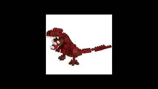 Tyrannosaurus Dinosaur Nanoblock Constructible Figure