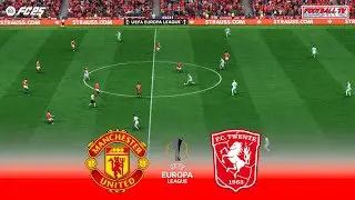 Manchester United vs Twente - UEFA Europa League 24/25 | Full Match All Goals | FC 25 Gameplay PC
