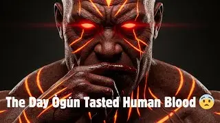 THE DAY Ogun Tasted Human Blood 😨 ( African folktale)|