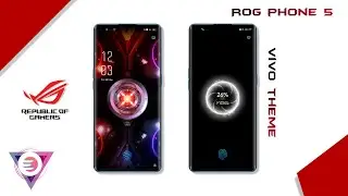 Rog phone 5 gaming theme for vivo | New charging animation