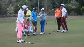 [Australian Golf Schools _ ANK GOLF] Girls vs Boys putting comp