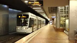 Linie 302 Bochum Langendreer (Variobahn), Abfahrt @ Gelsenkirchen Hbf