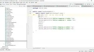 How to swap two numbers by using Ex-or in java