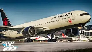 Flight Simulator 2024 | Zurich to Toronto Full Flight | Air Canada B777