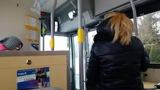 Bus line 32 Kupittaa train station to Pääskyvuori in Turku, Finland