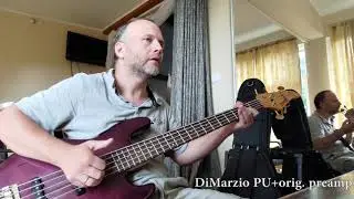 Bass cover of Mezzoforte's Icebreaker on Blade with DiMarzio and Sadowsky PUs