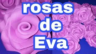 DIY:Flor de EVA com molde de trevo de 3 folhas