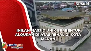 Inilah Masjid Unik Berbentuk Alquran di Atas Rehal di Kota Medan