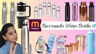 Best Meesho Water Bottles Review | Stainless Steel, Plastic & Copper Bottles Under Budget