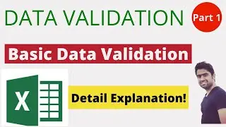 Data Validation in Excel: A Detailed Guide with Examples Part 1